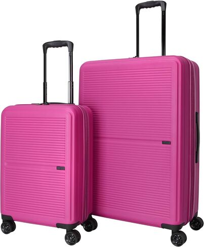 TRIPS AXIS 28-Inch Lightweight Durable Hardside 8-Wheel Spinner Checked Suitcase Size Luggage, Lilac in Kuwait