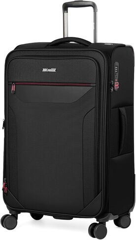 Softside Suitcases with Wheels 32 Inch Luggage,Expandable 20% Luggage w/Spinner Wheels and TSA LOCK,Large Checked Suitcase for Men/Women（Black,32in） in Kuwait