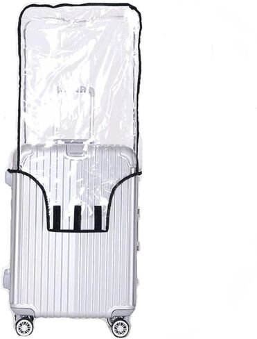 JenKin Luggage Protector Suitcase Cover PVC Waterproof Travel Suitcase Fits Most 20" to 30"(28") in Saudi Arabia