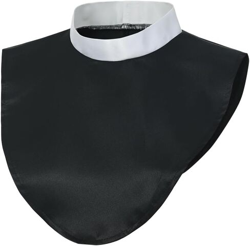 BLESSUME Clergy Shirt Dickey Collar Clerical Priest Shirt Collar Mini Shirt Front Adjust Neckline in Kuwait