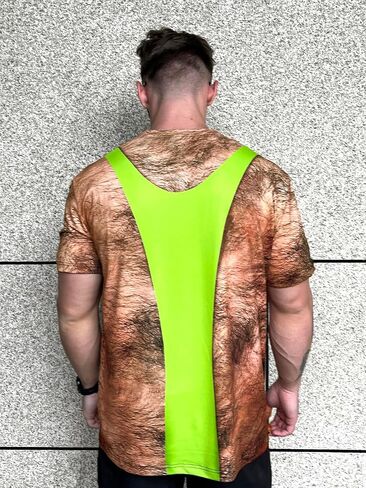 Novelty Print T-Shirt, Eye Catching Graphic Design, Short Sleeve, Funny Party, Multicolor, Crew Neck in Saudi Arabia