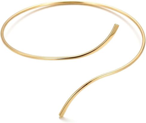 Minimalist Double Layered Open Cuff Anklet for Women 14K Gold Plated Adjustable Ankle Bracelet Chain Dainty Beach Holiday Fashion Jewelry Accessary in Saudi Arabia