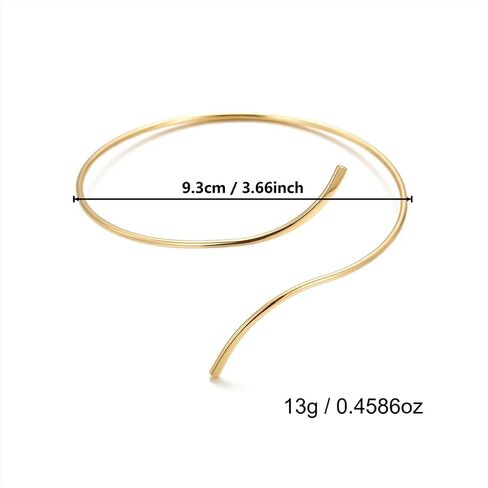 Minimalist Double Layered Open Cuff Anklet for Women 14K Gold Plated Adjustable Ankle Bracelet Chain Dainty Beach Holiday Fashion Jewelry Accessary in Saudi Arabia