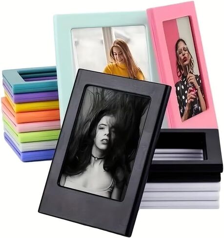 5PCS Magnetic Photo Frames for Refrigerator, 3 Inch Colorful Magnet Picture Holder, Mini Photo Display Frame for Fridge, Locker, Kitchen, Office, School, Refrigerator Decor and Picture Display (Multicolor) in Saudi Arabia