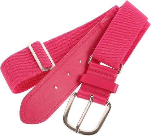 Uonlytech Youth Baseball Softball Belt Elastic Protective Sports Belt Adjustable Pink Waistband and Adults Suitable for Team Uniforms in Kuwait