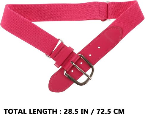 Uonlytech Youth Baseball Softball Belt Elastic Protective Sports Belt Adjustable Pink Waistband and Adults Suitable for Team Uniforms in Kuwait