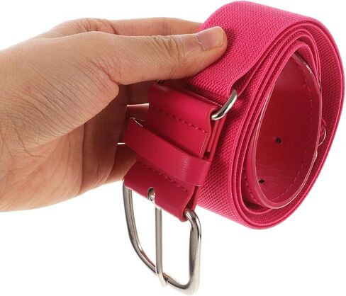 Uonlytech Youth Baseball Softball Belt Elastic Protective Sports Belt Adjustable Pink Waistband and Adults Suitable for Team Uniforms in Kuwait