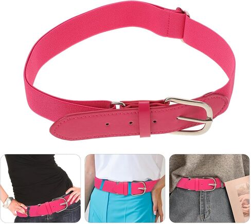 Uonlytech Youth Baseball Softball Belt Elastic Protective Sports Belt Adjustable Pink Waistband and Adults Suitable for Team Uniforms in Kuwait