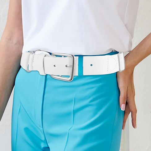 Lurrose Baseball Belt Softball Belt Elastic Synthetic Leather Adjustable for Men for Women Youth Outdoor Uniform Use in Kuwait