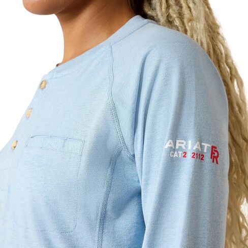 ARIAT Women's Fr Air Henley Long Sleeve Top in Kuwait