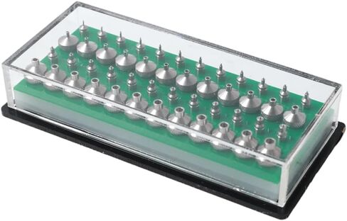 Watch Jewelling Tool & Case Press Module - Aluminum Alloy Disassembly Station with 48 Precision Hole Dies - Manual Force Modulation for Watchmaking - Structural Grade Desktop Repair Component in Kuwait