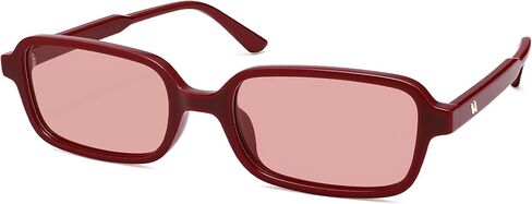 Polarized Trendy Retro Rectangle Sunglasses Womens Mens 90s Classic Vintage Sun Glasses AR82383 in Saudi Arabia