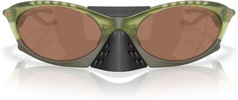 Oakley OO9437 Plantaris Sunglasses, Matte Transparent Fern/Prizm Tungsten, 63 mm in Kuwait