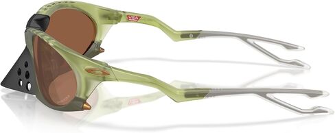 Oakley OO9437 Plantaris Sunglasses, Matte Transparent Fern/Prizm Tungsten, 63 mm in Kuwait