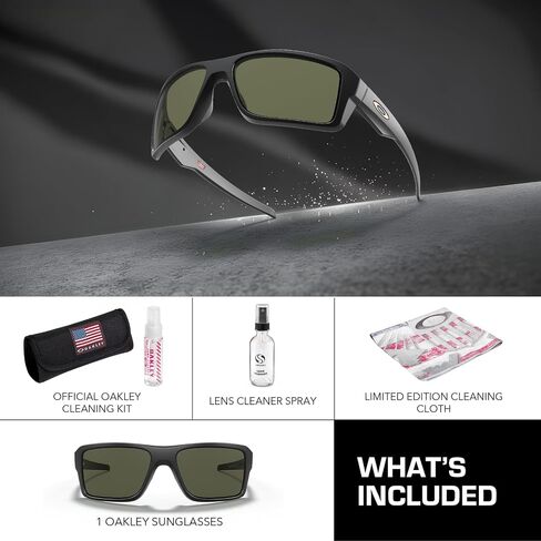 Oakley DOUBLE EDGE OO9380 Rectangle Shape Sunglasses With Official Eyewear Kit in Kuwait