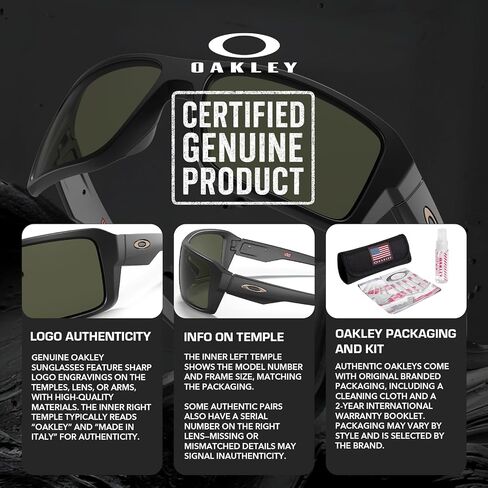 Oakley DOUBLE EDGE OO9380 Rectangle Shape Sunglasses With Official Eyewear Kit in Kuwait