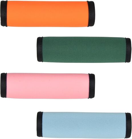 4pcs Neoprene Luggage Handle Wraps, Detachable Handle Covers Bright Suitcase Identifier for Travel Bag/Beach Bag/Backpacks (4Pcs-Green & Orange & Sky Blue & Pink) in Kuwait