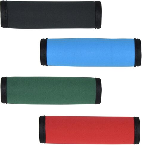 4pcs Neoprene Luggage Handle Wraps, Detachable Handle Covers Bright Suitcase Identifier for Travel Bag/Beach Bag/Backpacks (4Pcs-Green & Orange & Sky Blue & Pink) in Kuwait