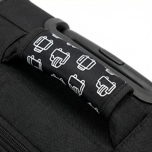 Luggage Handle Wraps, 6 Pack Neoprene Suitcase Handle Covers for Comfort Grip, Bright Luggage Identifiers for Easy Bag Recognition, Travel Accessories for Suitcases and Duffle Bags in Saudi Arabia
