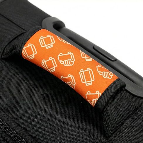 Luggage Handle Wraps, 6 Pack Neoprene Suitcase Handle Covers for Comfort Grip, Bright Luggage Identifiers for Easy Bag Recognition, Travel Accessories for Suitcases and Duffle Bags in Saudi Arabia