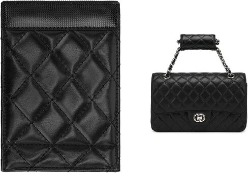 1Pcs Bag Handle Wrap Covers for Chanel，Microfiber Leather Grip Protector Strap,Stain and Abrasion Resistant (Chane l - Black) in Saudi Arabia