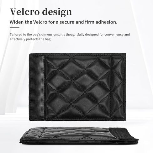 1Pcs Bag Handle Wrap Covers for Chanel，Microfiber Leather Grip Protector Strap,Stain and Abrasion Resistant (Chane l - Black) in Saudi Arabia