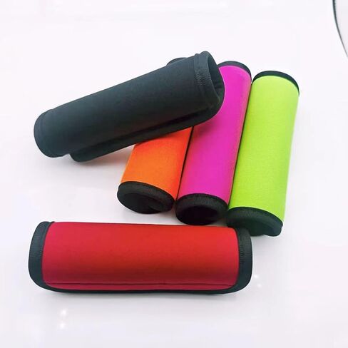 5 Pack Luggage Handle Wraps, 5 Styles Neoprene Soft Suitcase Handle Covers, Luggage Identifiers Markers Grips for Travel Suitcase Trolley Case Bags (Multi-Color) in Kuwait