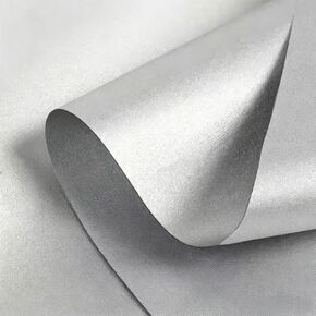 Thick Silver Blackout Curtain Liner, Water Resistant Curtain，Thermal Insulated Window Shade Drapery Panel, Heavy Duty Blackout Fabric Curtain for Bedroom Living Room(Grommet Top Style,L66"хW55") in Saudi Arabia