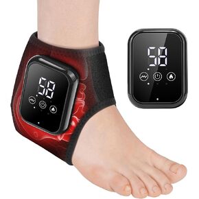 Ankle Massager for Pain Relief, Foot and Ankle Massager with Heat, Ankle Heating Pad with Massage, Heated Ankle Wrap for Swelling, Ankle Heat Wrap in Saudi Arabia