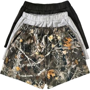 SOLY HUX Girl's Elastic Waist Sweat Shorts 3 Packs Casual Summer Shorts Street Wear in Saudi Arabia