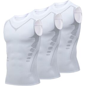 Men's Compression Shirt Vest, Quick-Dry Breathable Sleeveless Shirts, Feel The Power of Confidence, Shape & Control in Saudi Arabia