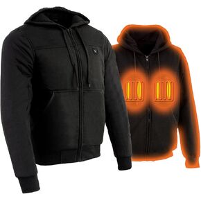 Nexgen Heat Men’s Heated Hoodie Jacket – Cotton Blend for Cold Weather, Winter Riding & Outdoor Activities in Kuwait