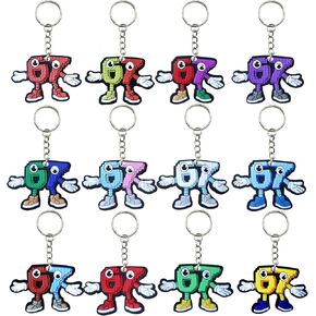 Italian Brainrot Keychains 24 PCS – 67 Style Cartoon Character Key Rings, Colorful Collectible Keychain Set for Bags, Backpacks & Keys in Saudi Arabia