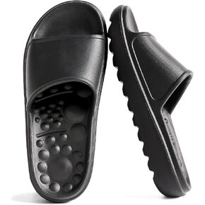 Massage Slides for Men and Women Pillow Slides with Arch Support, Thick Cushioned Non-Slip Shower Slippers, Therapeutic Foot Pain Relief House Shoes for Indoor Outdoor Use in Saudi Arabia
