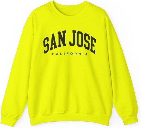 San Jose California Adult Unisex Crewneck Sweatshirt in Kuwait