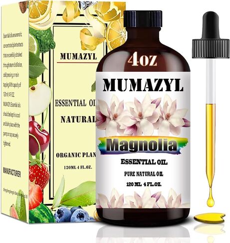 Lilac Essential Oil, Lilac Oil 4 Fl Oz 120ML for Diffuser Humidifier Yoga Cleaning DIY Candle Soap Making MUMAZYL Essential Oils in Kuwait