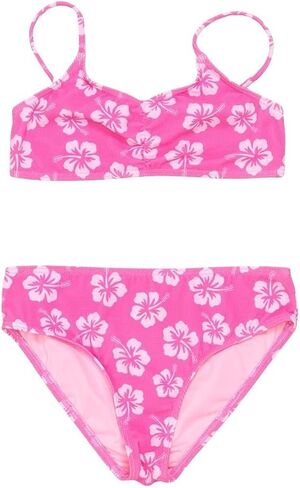 مجموعة بيكيني DAMSEL Hibiscus Girls Texture Bralette بيكيني in Kuwait