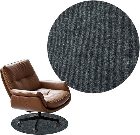 Round Non-Slip Rug Pad, Waterproof Extra Large Area Rugs with Felt Surface and Pet Backing Rug, Carpet Non Skid Rug Pad for Durable Hardwood Floor, Keep Your All Floors Safe and Secure (27.5 Inch) in Kuwait
