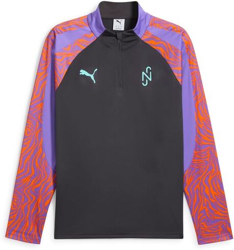 PUMA Mens X Neymar Junior Creativity Quarter Zip Jacket Athletic Outerwear Casual - Grey in Kuwait
