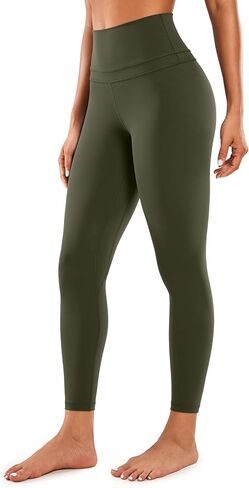 CRZ YOGA Naked Feeling Workout Leggings 25'' - High Waist Yoga Training Tight Womens Pants in Kuwait