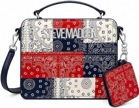 Steve Madden BEVLYNN Satchel Bag, 9.25" W x 7.25" H x 4.75" D in Kuwait