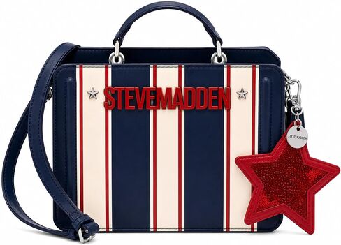Steve Madden BEVLYNN Satchel Bag, 9.25" W x 7.25" H x 4.75" D in Kuwait