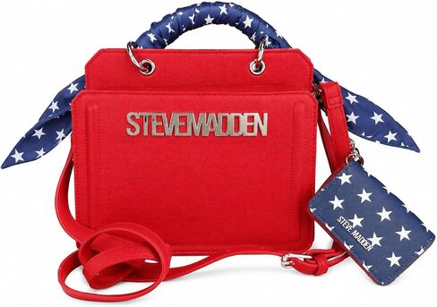 Steve Madden BEVLYNN Satchel Bag, 9.25" W x 7.25" H x 4.75" D in Kuwait
