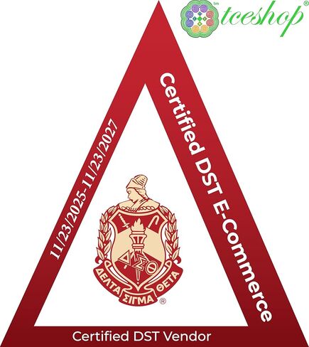 Delta Sigma/Σ Theta Lady Fortitude Iron-On Patch [Red - 4" T] - ID#13515 in Kuwait