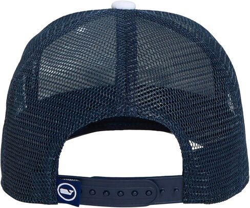 vineyard vines Oversized Americana Whale Patch Trucker Hat, White Cap, OS in Kuwait