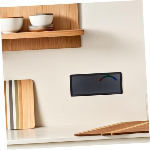 Uonlytech Large LCD Wall Clock 14-inch Digital Alarm Clock with Temperature and Humidity Display Multifunction Electronic Thermohygrometer for Living Room Bedroom in Kuwait