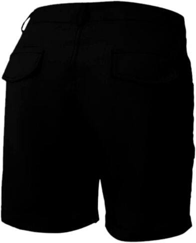 Plus Size Bermuda Shorts for Women with Pockets Cargo Shorts Casual Knee Length High Waisted Stretch Wide Leg Pants in Saudi Arabia