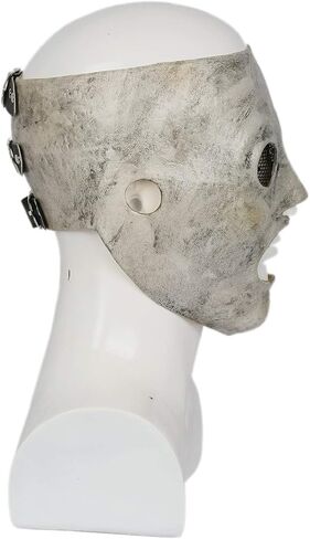Men's Mask Cosplay Costume Accessories for Adult Halloween Latex Silver in Saudi Arabia