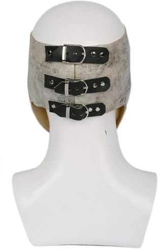 Men's Mask Cosplay Costume Accessories for Adult Halloween Latex Silver in Saudi Arabia