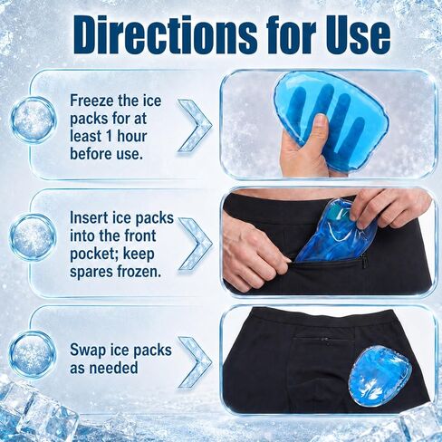 Unittype 3 Pack Vasectomy Underwear with 3 Cold Pack Vasectomy Jock Strap for Men Gifts Testicular Support in Kuwait